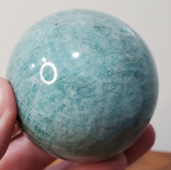 Amazonite Crystal Sphere 57mm - Picture 8 of 9